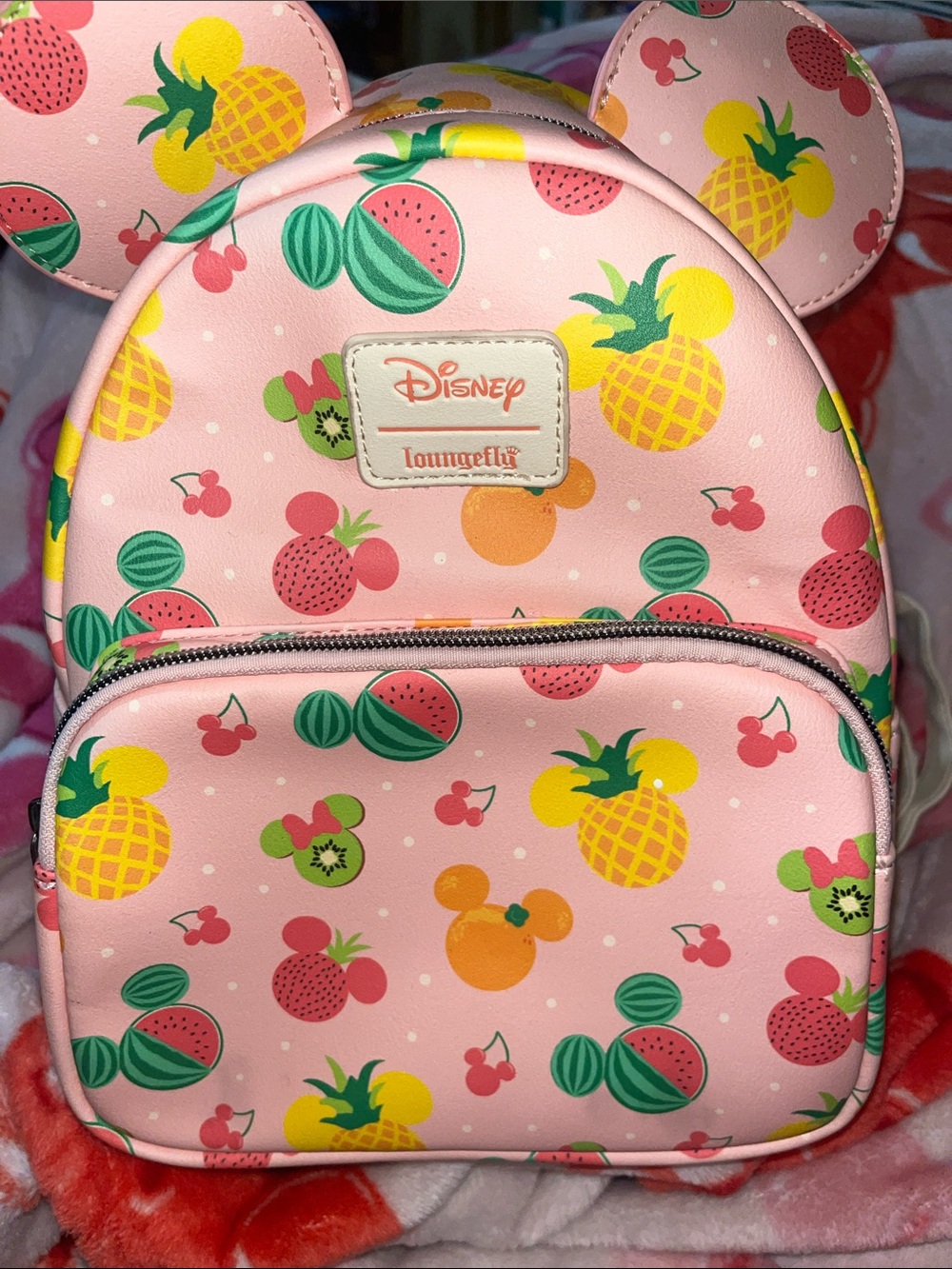 Loungefly Disney Mickey Mouse Fruit Head Mini Backpack